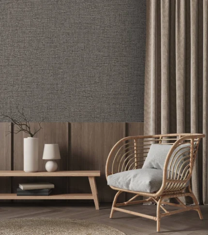 Gray Embossed Wallpaper – Understated Shimmer (24110-5)